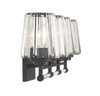 Garnet 4-Light Bathroom Vanity Light in Matte Black (8-6001-4-BK)