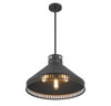 Seagram 3-Light Pendant in Matte Black (7-8801-3-89)