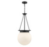 Manor 3-Light Pendant in Matte Black (7-3901-3-89)