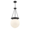 Manor 3-Light Pendant in Matte Black (7-3901-3-89)