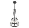 Crawford 3-Light Pendant in Matte Black (7-1803-3-89)