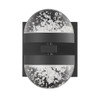 Biscayne 2-Light LED Wall Sconce in Matte Black (9-4484-2-89)