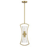 Bennington 2-Light Pendant in Warm Brass (7-9703-2-322)