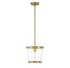 Ventari 1-Light Pendant in Warm Brass (7-8855-1-322)