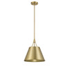 Willis 1-Light Pendant in Warm Brass (7-4499-1-322)