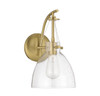 Savoy House Foster 1-Light Wall Sconce in Warm Brass (9-7005-1-322)
