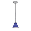 Martini Brushed Steel Pendant (28004-1R-BS/COB)
