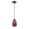 Champagne Oil Rubbed Bronze LED Pendant (28012-3C-ORB/BRST)