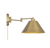 Savoy House 1-Light Wall Sconce in Natural Brass (M90086NB)