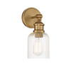 Savoy House 1-Light Wall Sconce in Natural Brass (M90083NB)
