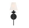 1-Light Wall Sconce in Matte Black (M90077MBK)