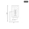 Savoy House 1-Light Wall Sconce in Matte Black (M90013MBK)