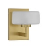 Falster 1-Light LED Wall Sconce in Warm Brass (9-5405-1-322)