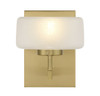 Falster 1-Light LED Wall Sconce in Warm Brass (9-5405-1-322)