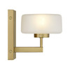 Falster 1-Light LED Wall Sconce in Warm Brass (9-5405-1-322)