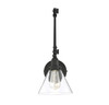 Savoy House Drake 1-Light Adjustable Wall Sconce in Matte Black (9-9131CP-1-89)