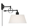 Perignon 1-Light Adjustable Wall Sconce in Matte Black (9-1665CP-1-89)