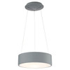 Radiant Gray Dual Voltage LED Pendant (50942LEDD-GRY/ACR)