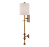Devon 1-Light Wall Sconce in Warm Brass (9-7140-1-322)
