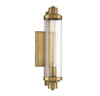 Pike 1-Light Wall Sconce in Warm Brass (9-16000-1-322)