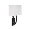 Savoy House Rhodes 2-Light Wall Sconce in Matte Black (9-998-2-89)