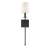 Monroe 1-Light Wall Sconce in Matte Black (9-303-1-89)
