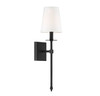 Monroe 1-Light Wall Sconce in Matte Black (9-302-1-89)