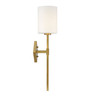 Destin 1-Light Wall Sconce in Warm Brass (9-0902-1-322)