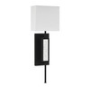 Victor 1-Light Wall Sconce in Matte Black (9-1750-1-89)