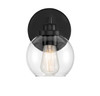 Carson 1-Light Bathroom Vanity Light in Matte Black (9-4050-1-BK)