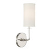 Powell 1-Light Wall Sconce in Polished Nickel (9-1755-1-109)