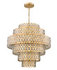 Z-Lite Dealey 17 Light Chandelier in Heirloom Brass (822P32-HB)