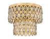 Z-Lite Dealey 5 Light Flush Mount in Heirloom Brass (822F15-HB)