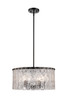 Z-Lite Glacier 5 Light Pendant in Matte Black (1943P18-MB)
