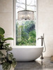Z-Lite Glacier 5 Light Pendant in Matte Black (1943P18-MB)