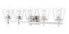 Lauren 5 Light Vanity in Brushed Nickel (819-5V-BN)