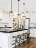 Z-Lite Glacier 1 Light Pendant in Matte Black (1943P8-MB)