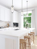 Z-Lite Arden 1 Light Pendant in Brushed Nickel (651P-BN)