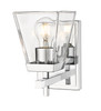 Z-Lite Lauren 1 Light Wall Sconce in Chrome (819-1S-CH)
