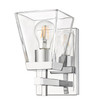 Z-Lite Lauren 1 Light Wall Sconce in Chrome (819-1S-CH)