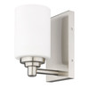 Soledad 1 Light Wall Sconce in Brushed Nickel (485-1S-BN)