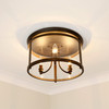 Payton RBZ 3 Light Flush Mount in Rubbed Bronze (1157-FM RBZ)