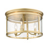 Payton BCB 3 Light Flush Mount in Brushed Champagne Bronze (1157-FM BCB)