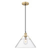 Orwell 14" Wide Large Pendant in Brushed Champagne Bronze with Clear Glass (3306-L BCB-CLR)