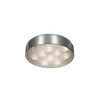 Meteor Brushed Silver LED Flushmount (70080LEDD-BSL/ACR)