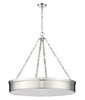 Anders 3 Light Chandelier in Polished Nickel (1944P33-PN-LED)