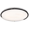 Solero Oval Chrome LED Flush Mount (20468LEDD-CH/ACR)