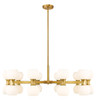 Artemis 20 Light Chandelier in Modern Gold (494-20MGLD)