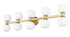 Artemis 10 Light Vanity in Modern Gold (494-10V-MGLD)