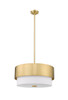 Counterpoint 3 Light Pendant in Modern Gold (495P18-MGLD)